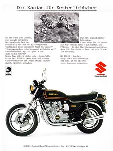 '80 GS850G German magazine ad